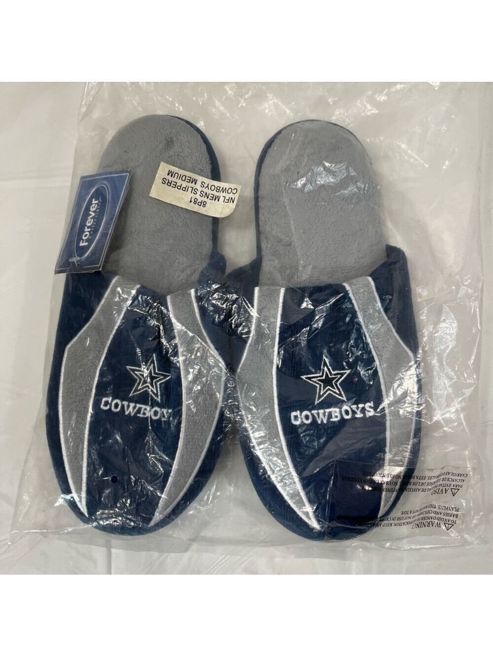DALLAS COWBOYS SLIDE SLIPPERS MEN NFL